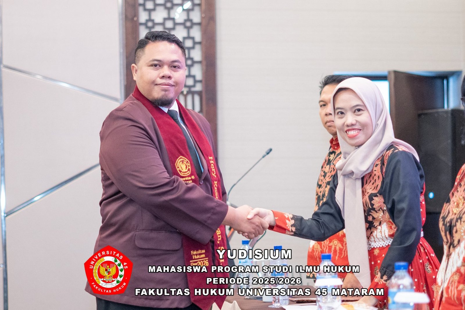 Acara Yudisium Fakultas Hukum Universitas 45 Mataram T.A 2025/2026